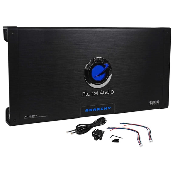 New Planet Audio Anarchy AC1800.5 1800 Watt 5 Channel Car Amplifier Amp + Remote