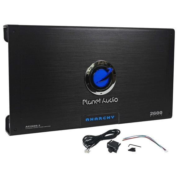 New Planet Audio Anarchy AC2600.2 2600 Watt 2 Channel Car Amplifier Amp + Remote