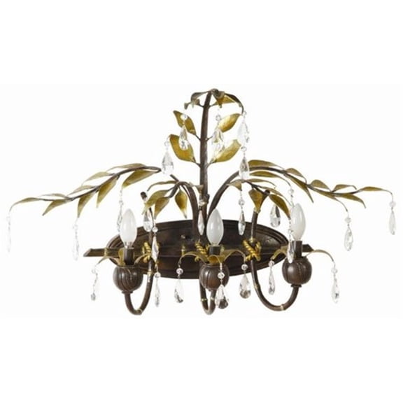 New Plantation Collection Three Light Vanity