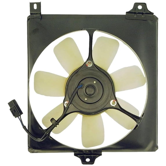New Plastic Blade Cooling Fan Assembly Compatible With Toyota RAV4 Base 4 Cyl 2.0L 1996-2000 By 75575 FA70243 CF20011 1636374190 8845342010 8845442021 8859042021 610450 SK620530
