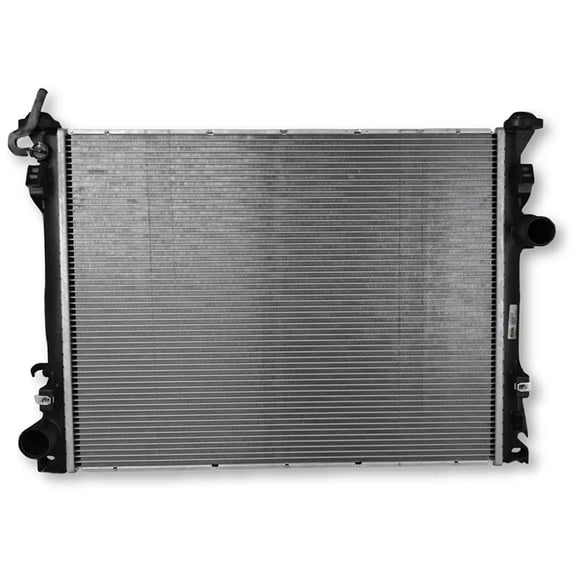 New Plastic Tank Radiator Compatible With Chrysler Dodge Charger Scat Pack 392 Widebody 8 Cyl 6.4L Challenger SRT Hellcat Jailbreak 8 Cyl 6.2L 2006-2023 By CU13512 13512 5170742AA