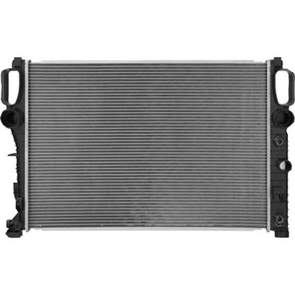 New Plastic Tank Radiator Compatible With Mercedes Benz E350 4Matic 6 Cyl 3.5L E320 Base 6 Cyl 3.2L E320 Bluetec 6 Cyl 3.0L 2003-2009 By 3428 CU2868 62792A 2868 62793 2480981