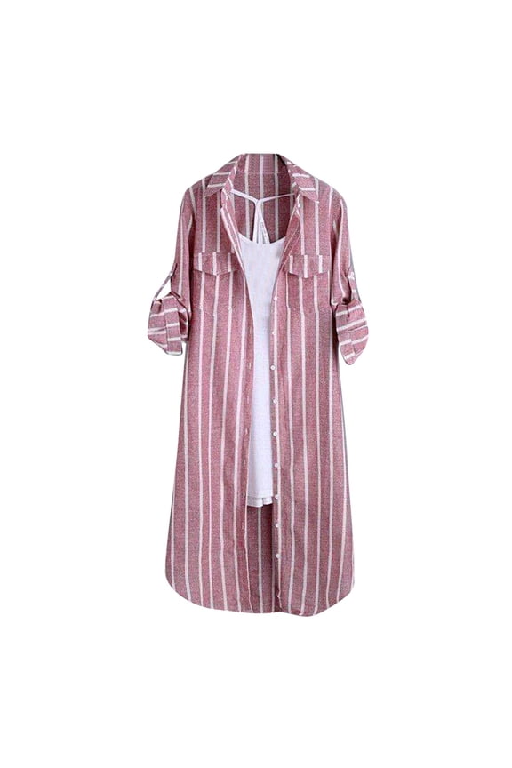 New Plus Size Plaid Jackets for Womens 2024 Autumn and Winter Chiffon Long Sleeve OL Shirt Casual Loose Tops Blouse