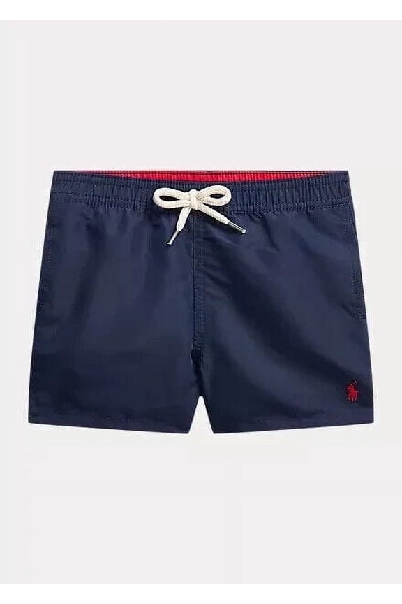 New Polo Ralph Lauren Baby Boys Traveler Swim Trunk Drawstring Navy 24M 24 M