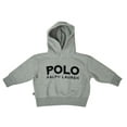thumbnail image 1 of New  Polo Ralph Lauren Boy's Logo Print Cotton Blend Hoodie, Grey Heather,2/2T 9782-4, 1 of 1