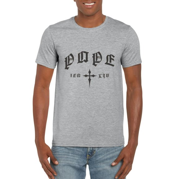 New Pope Leo XIV Religious Tribute Catholic Humor Artistic T-Shirt, for men & women, up to size 5XL