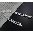 thumbnail image 1 of New Popular 925 Silver 6MM Figalo Bracelet Fashion Women Bracelet Jewelry Sale, 1 of 4