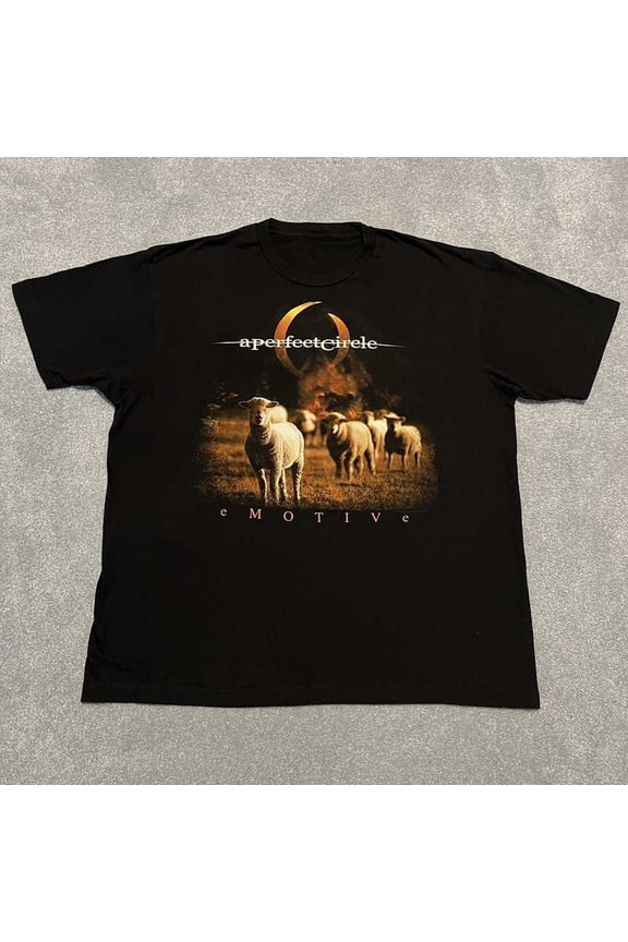 New Popular A Perfect Circle Black T-Shirt Cotton Full Size