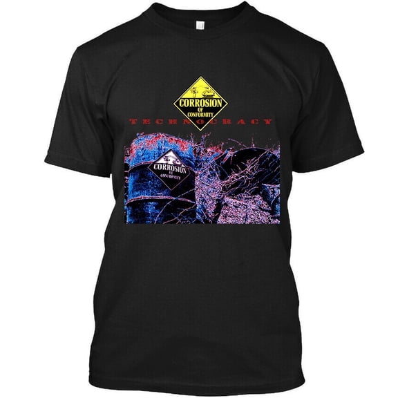 New Popular Corrosion of Conformity Technocracy American Heavy T-Shirt S-4XL