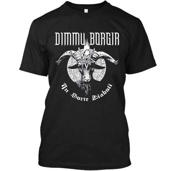 New Popular! Dimmu Borgir In Sorte Diaboli Norwegian Music T-Shirt Size S-4XL