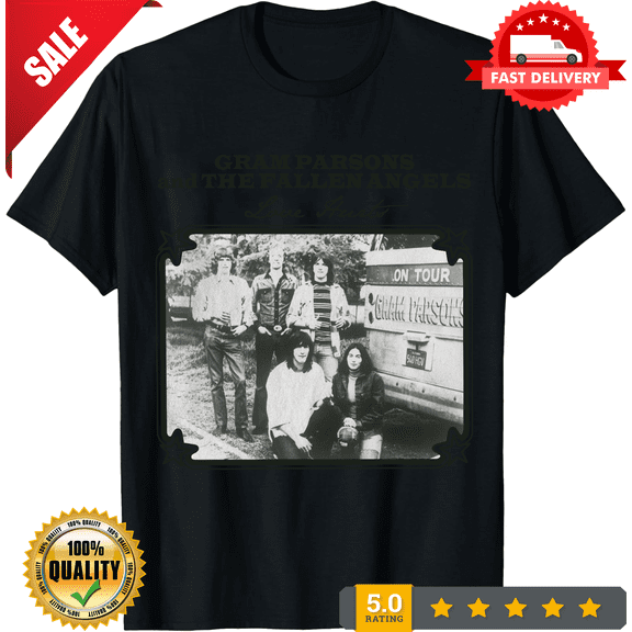 New Popular Gram Parsons and the Fallen Angels Band Gift For Fan T-shirt SC323, NEW TRENDING ITEM-TH72807