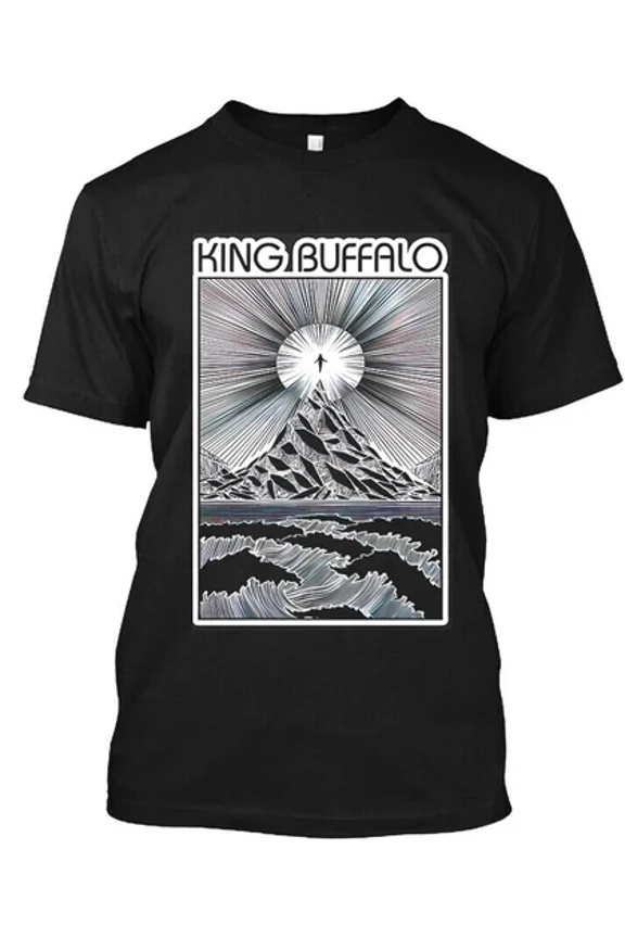 New! Popular King Buffalo American Music Retro Art Graphic Logo T-Shirt S-4XL