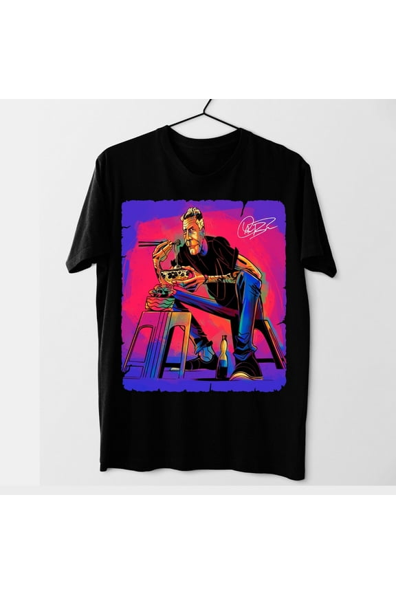New Popular Retro Cartoon Inspired Band Member Men's Graphic Shirt S-3XL