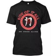 New Popular Sick of It All We Stand Alone American Heavy Music T-Shirt S-4XL