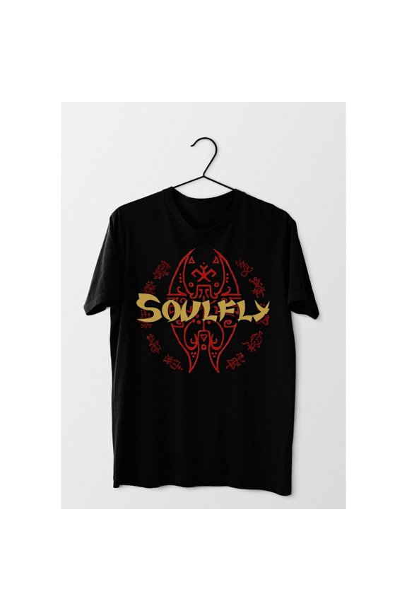 New Popular Soulfly logo Gift For Fans Men All Size T-Shirt Q755