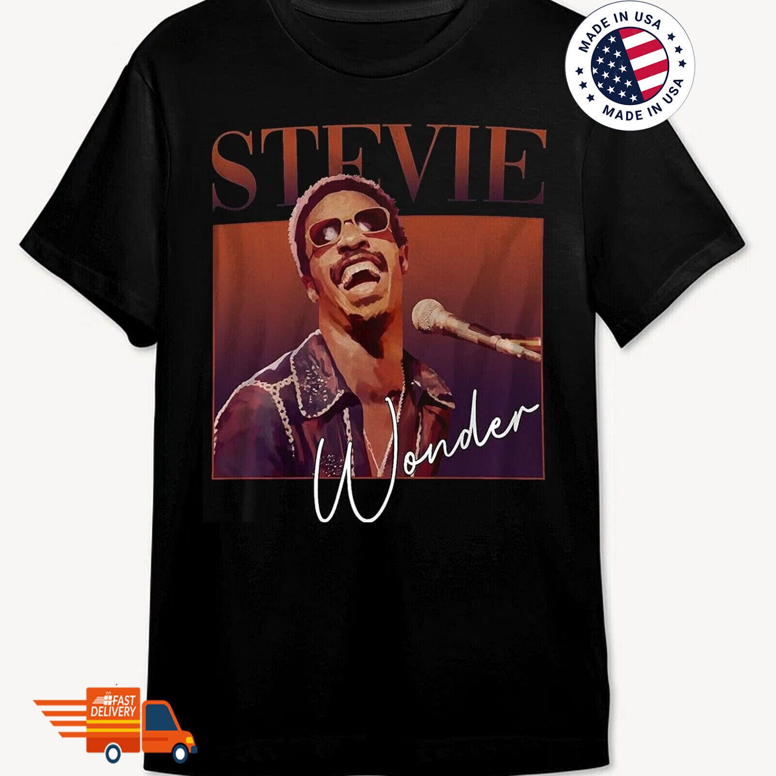Stevie Wonder Concert Shirts