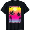 thumbnail image 1 of New Port Richey Florida Fl Summer Vintage Sunset T-Shirt Unisex S-5XL Hot Trending Shirt, Vintage Birthday Gift, 1 of 2