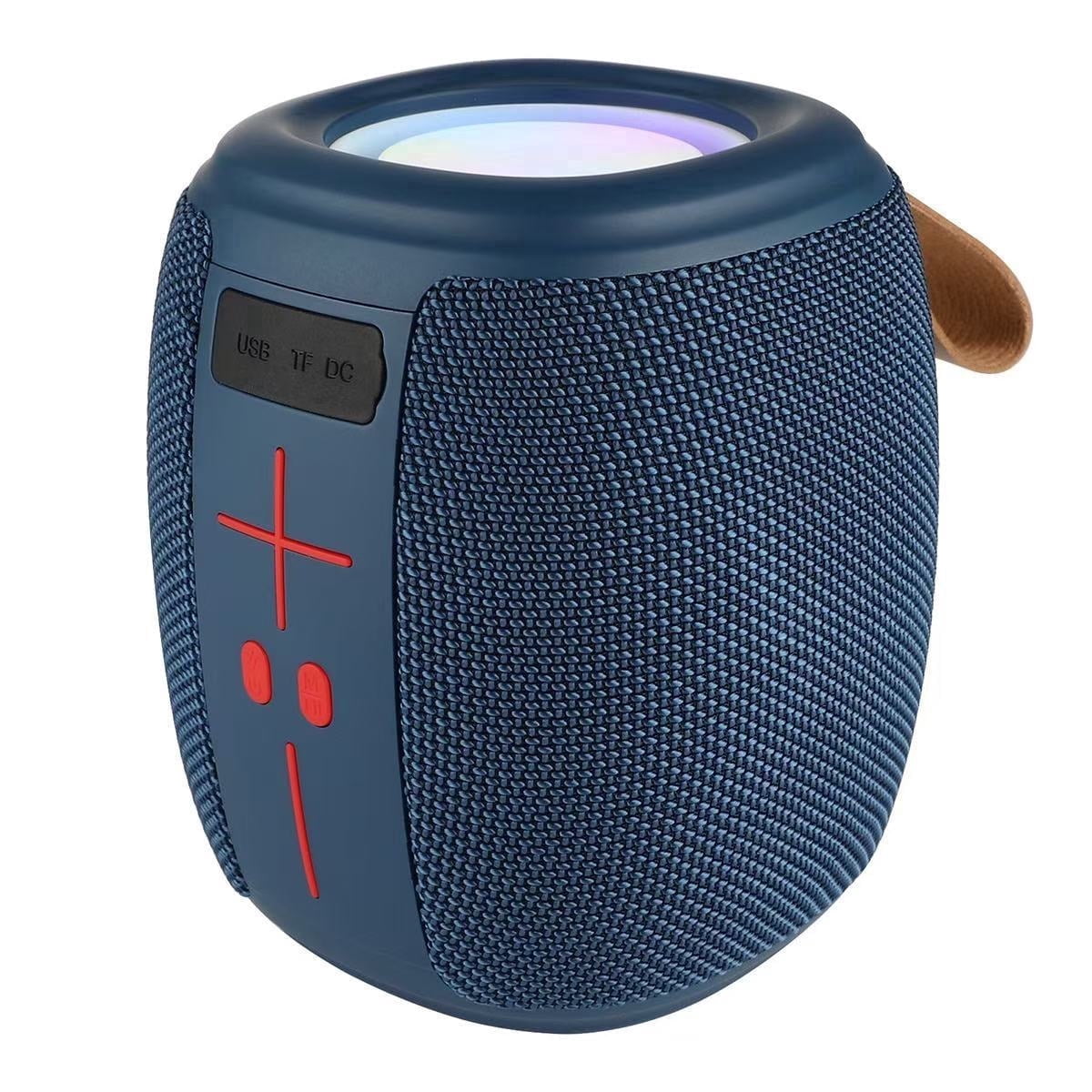 New Portable Bluetooth Speaker, Fabric Design with TF Card Playback, Dual Magnet Deep Bass & Hi-Fi Sound, Long Battery Life, Compact for Home, Outdoor Gatherings & Picnics