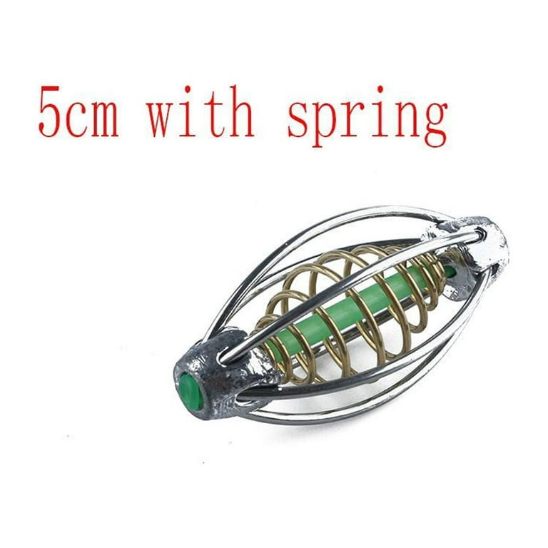 New Portable Durable Lead Weight Fishing Feeder Sinker Mould Set Inline  Method Disgorger Hook Remover 5CM WITH SPRING