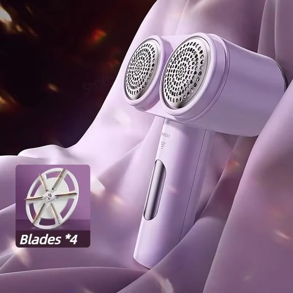 New Portable Electric Lint Remover Double Headed Fuzz Pellet Remover Machine Wireless Sweater Shaver Removes Clothes Shaver