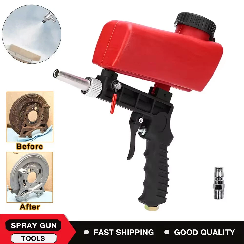 New Portable Handheld Air Compressor Speed Sand Gun Blaster Sand Blasting 1/4 In
