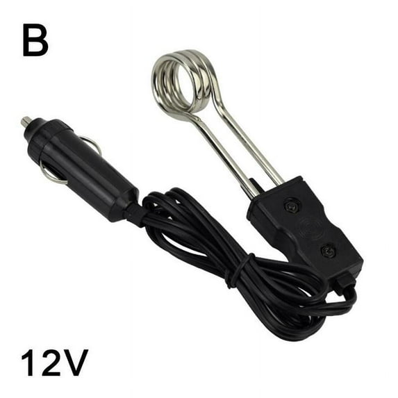 New Portable High Quality Safe Warmer Fashion Durable 12v 24v Car Immersion Heater Auto Electric Tea Coffee Water Heater#47363 C0O4