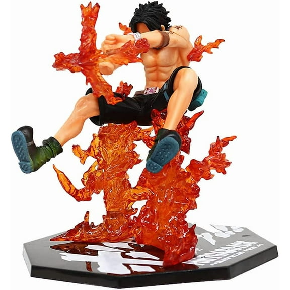 New PortgasD Ace Anime Character Animated Statue Cartoon Ornaments Decorate Gifts Collection Souvenir
