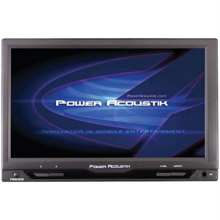 New Power Acoustik PT-712IRA 7" LED Car Audio Slim Headrest Monitor Stereo w/IR