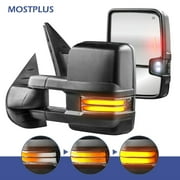 New Power Heated Tow Mirrors w/ Sequential Turn Signal For 07-14 Chevy Silverado Fits select: 2007-2014 CHEVROLET SILVERADO, 2007-2014 CHEVROLET TAHOE
