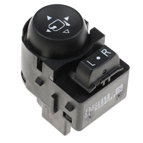 New Power Mirror Black Control Button Switch Fits for 23301469,1 x Rearview mirror switch,Black