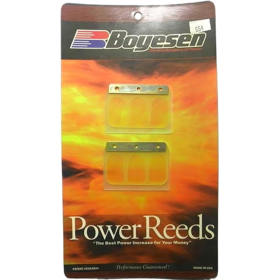 New Power Reeds Compatible with 1992-1995 Yamaha WR200 DT 200 WR 200 2-Stroke Trail Enduro Boyesen Dual-Stage Fiberglass 654 Direct Replacement Aftermarket
