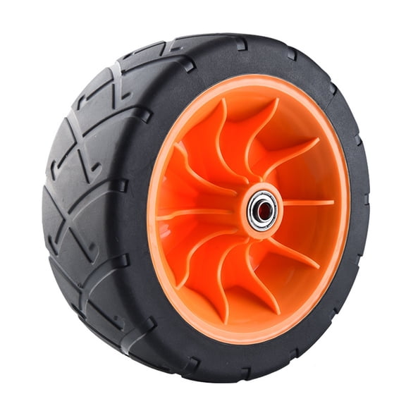 New Practical Wheel Wheel Outdoor Replacement Wheel PU With Bearings 360° Rotatable Easy To Install Folding Wagon Cart