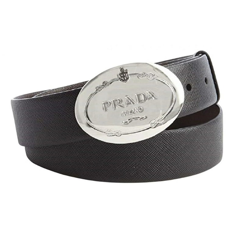 小物 PRADA Saffiano Leather buckle belt 0400019356519_BLACK?wid=600&