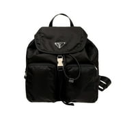 New Prada Zainetto Unisex Black Tessuto Nylon Backpack Rucksack 1BZ005