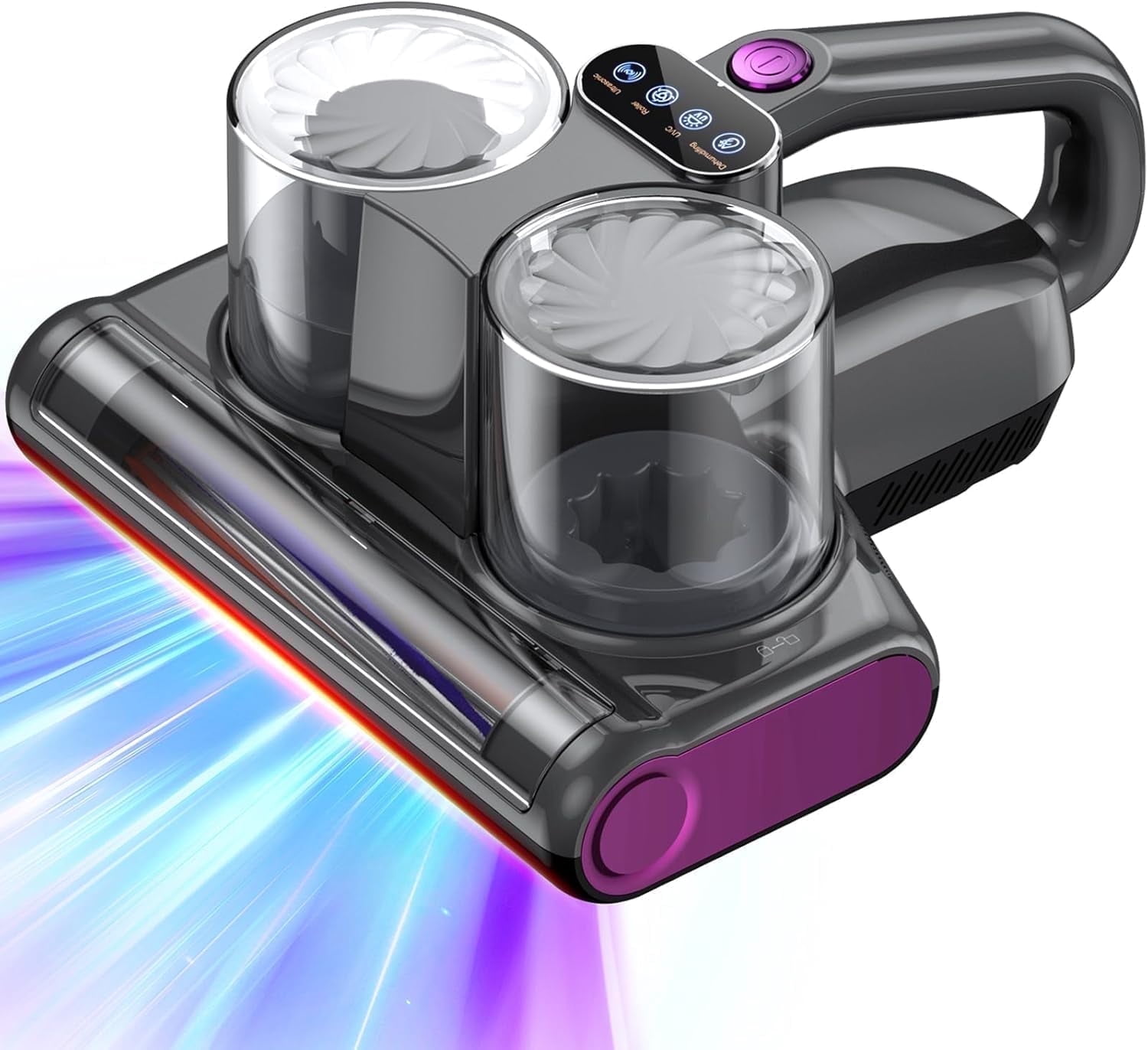 Aixiqee Mattress Vacuum Cleaner - 16Kpa Suction, UV-C Disinfection, 30000 RPM Brush, Heating, 500W, Corded