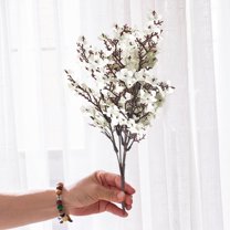 New Premium Plastic Artificial Flowers - Highly Realistic Fake Flowers for Home Decor, Waterproof & Fade Resistant, Long-Lasting Vibrant Colors, Indoor Outdoor Decoration