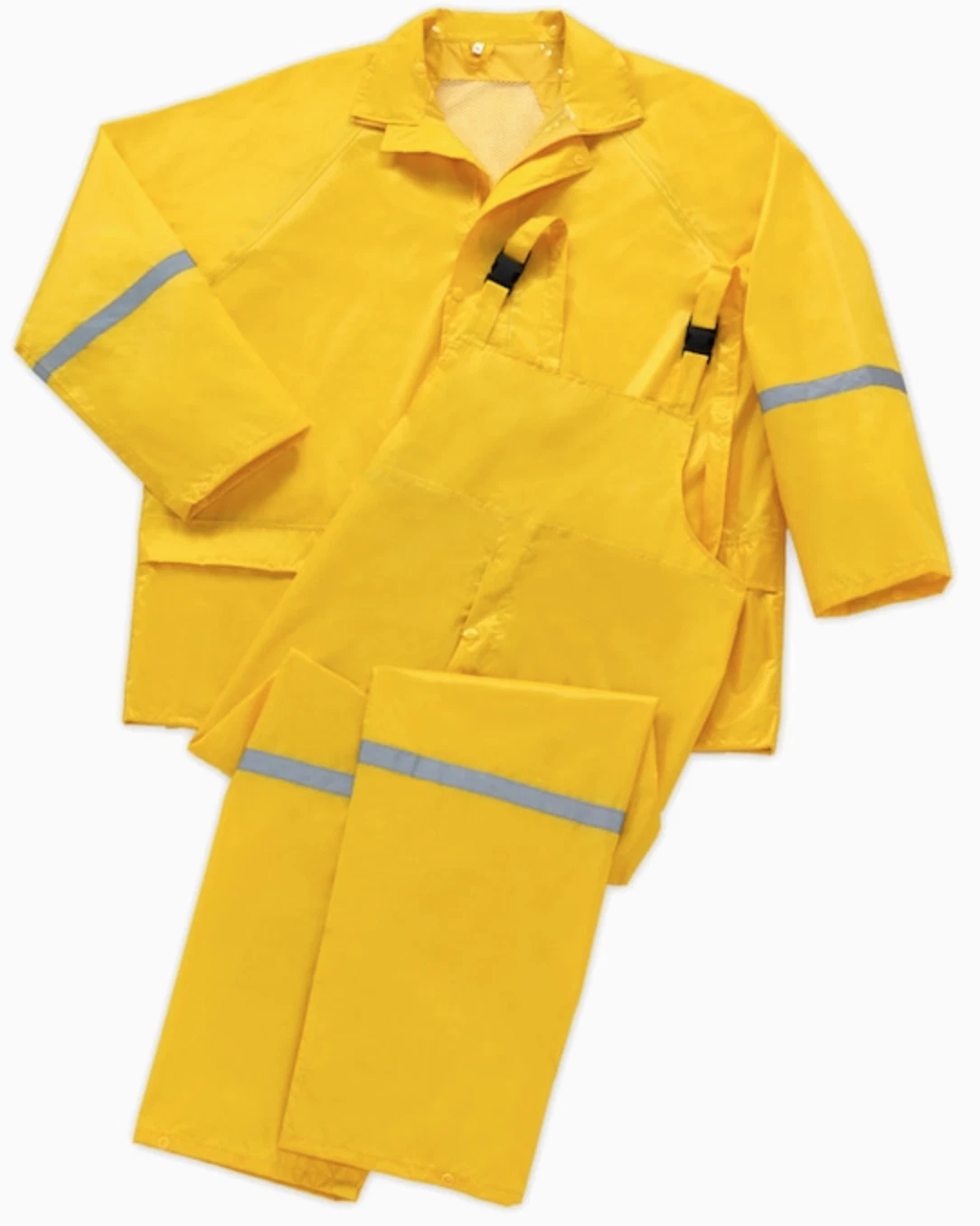 FORGE New Premium West Chester Protective Gear 3-Piece Yellow Polyester Rain Suit Xl