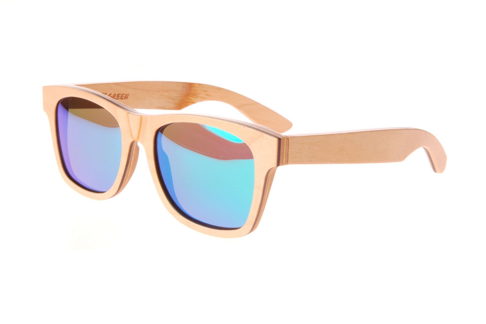 New Premium Wooden Polarized Birch Pagoda Sunglasses 54mm  display picture 3