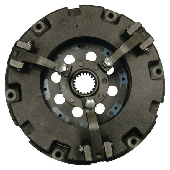 OEM Grade 9 Inch Double Pressure Plate Compatible with 2001-2007 New Holland TC30 TC31 TC33 T2210 Compact Tractor 19 Spline 1-3/8 ID 3 Finger Dual Stage Shibaura N843 3-Cyl Replaces