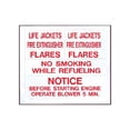 thumbnail image 1 of New Pressure Sensitive Identi-label Sets bernard Engraving Il04 Safety Red Labels 1/2" x 2-3/8 1-1/2" x 4-3/4", 1 of 2