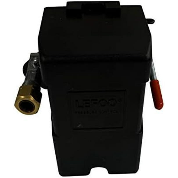 New Pressure Switch For Air Compressor 95125 Four Port W/ On/Off Lever