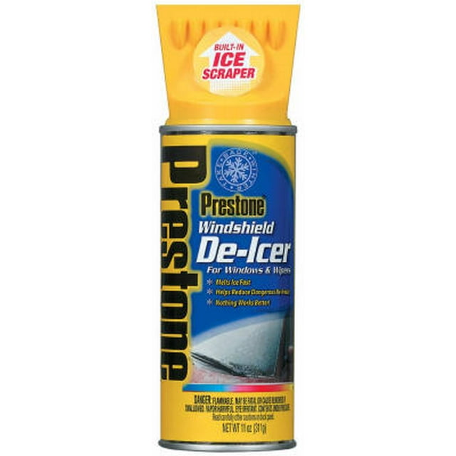 New Prestone 11 OZ Windshield DeIcer Made From A Concentrated High