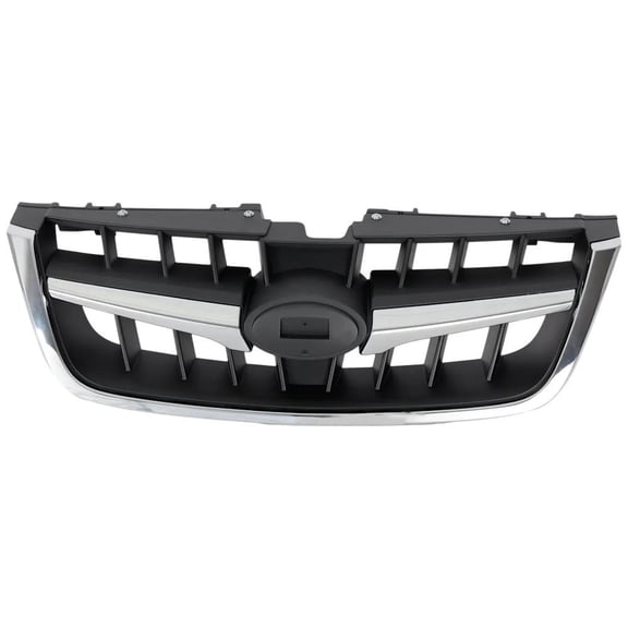 New Primed Black Grille Assembly Compatible With Subaru Outback 3.0 R 6 Cyl 3.0L Outback Base 4 Cyl 2.5L Outback Touring 4 Cyl 2.5L 2008-2009 By SU1200164 91121AG27A