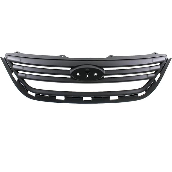 New Primed Grille Assembly Compatible With Ford Fiesta SE 4 Cyl 1.6L Fiesta S 4 Cyl 1.6L Fiesta SEL 4 Cyl 1.6L Fiesta Titanium 4 Cyl 1.6L 2011-2013 By FO1200529 AE8Z8200JAPTM