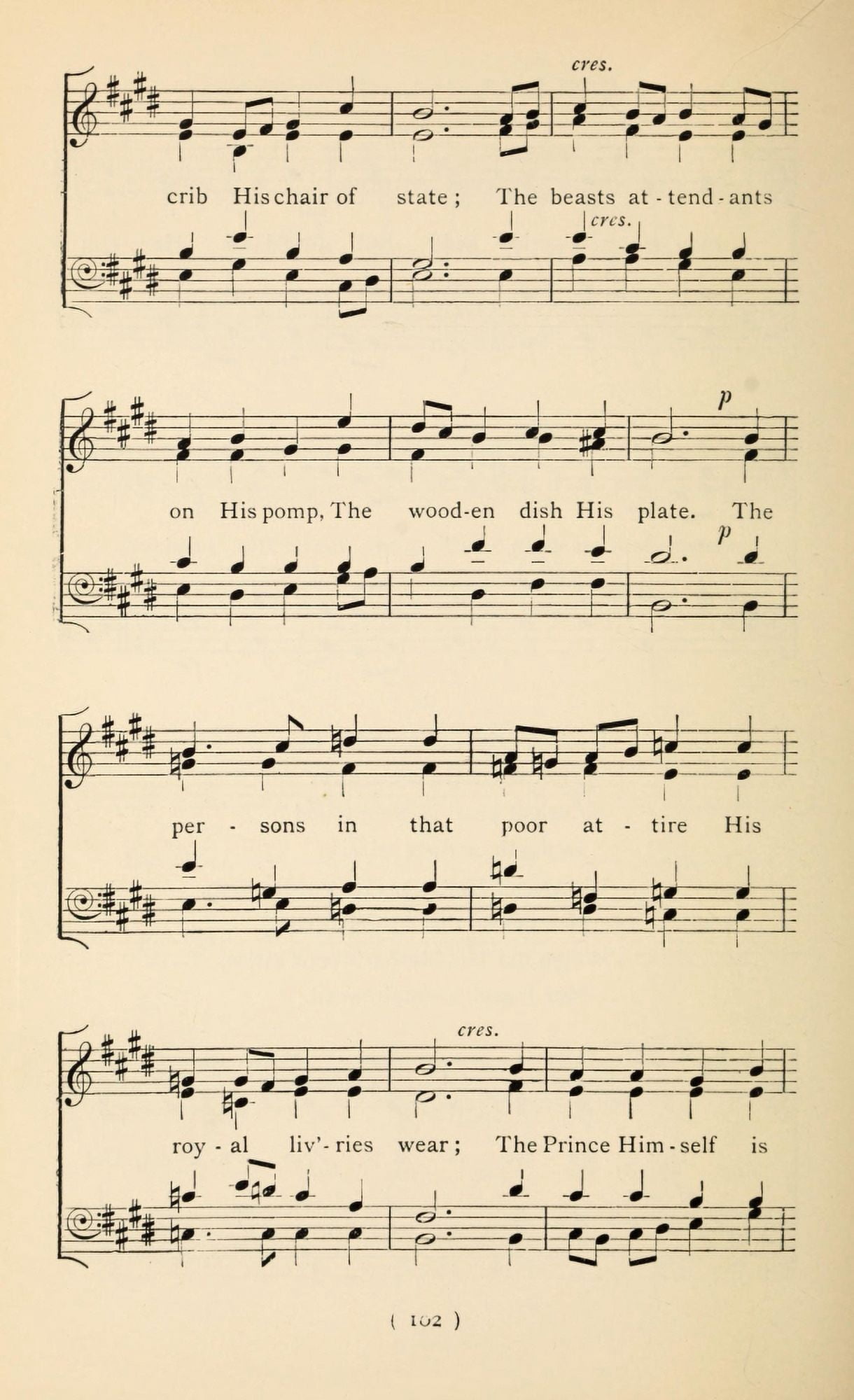 New Prince New Pomp 3 Christmas Carols New & Old 1850 Canvas Art - (18 x 24)
