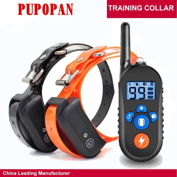New Private Model Dog Training Device Anti-Barking Device 800m Remote Control Electric Shock Vibration Warning Pet Supplies Electronic Collar Waterproof