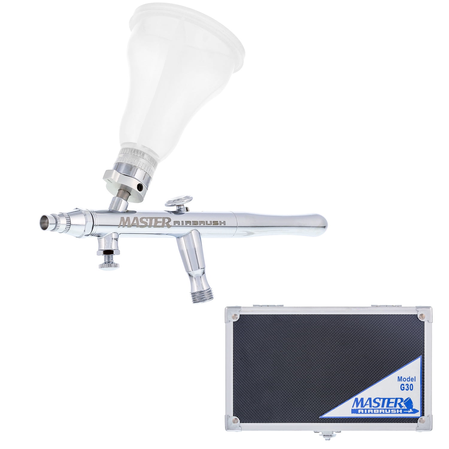 New Pro 4 COLOR GRAVITY CUP Dual-Action AIRBRUSH SET KIT Cake Tattoo Paint Hobby
