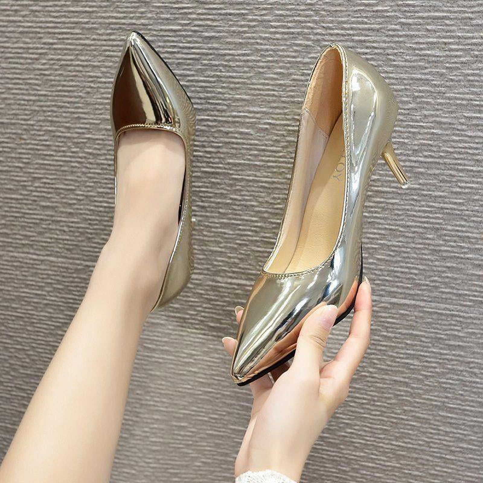 2023 New Summer Shoes Women Fashion Gold Silver Catwalk Sandals Pointed Toe  Stilettos Heels Party Shoes Sexy Big Size 40 41 - AliExpress