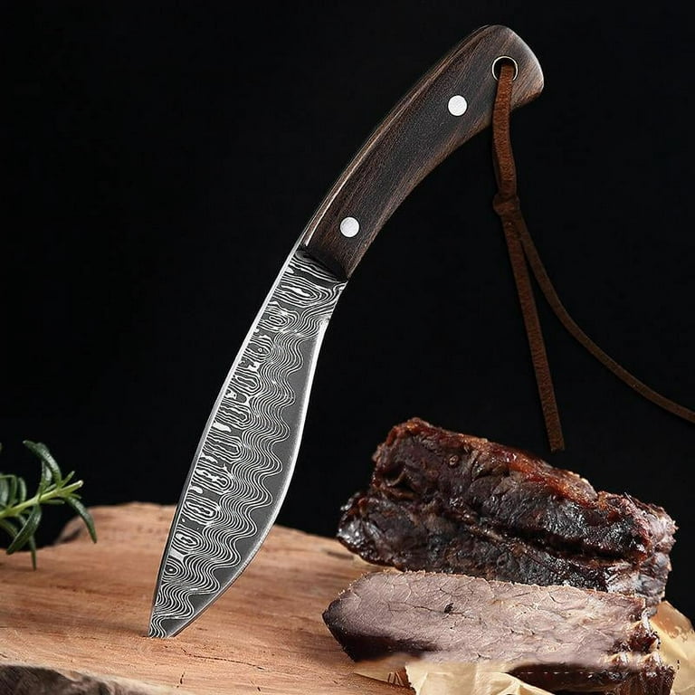 JB Custom Knives Butcher set, cleaver, chef knife, butcher knife, boning  knife. Mesquite Burl handles and stonewashed finishes …