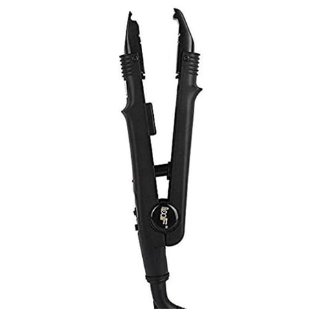 New Professional Fusion Hair Extensions Tool, Salon Heat Iron Connector Wand Melting Tool with Adjustable Temperature Setting, Heat Gun Connector Wand Hairdressing Styling Tool-A Tip,Black